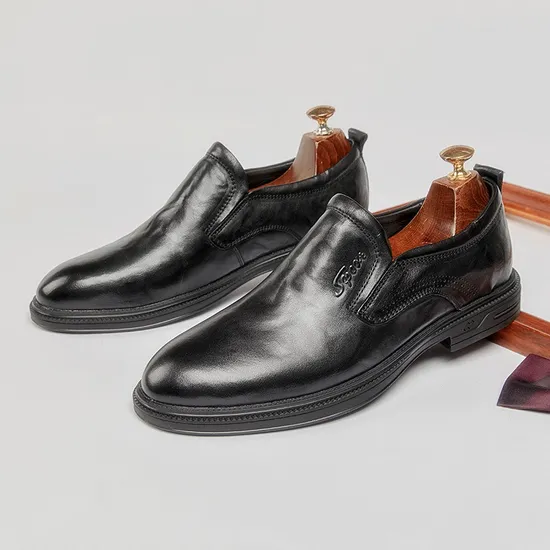 British Business Casual Men′ S Leather Slip