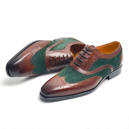 Spring Autumn Formal Men Shoes Handcrafted New Design Business Office Cow Leather 