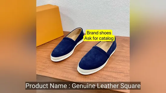 Designer Men′s Leather Loafers 
