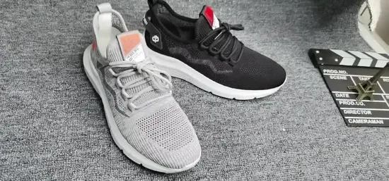 High Quality Fly Knit Low MOQ Sport Shoes Footwear, Comfortable Athletic Sneaker Shoes, Brand Running Casual Shoes Popular Leisure Shoes Footwear 