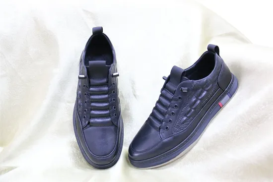 Trendy Leisure Unisex Luxury Quality Leather Travel Casual Dress Sneaker Men Shoe 