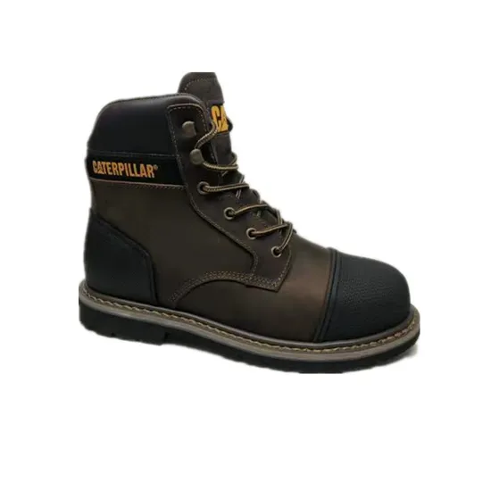 Fashion Heat Resistant Women Cow Leather Men Work Safety Boots 