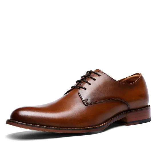 Men Leather Modern Classic Lined Oxfords Shoes Formal Business Casual Esg13985 