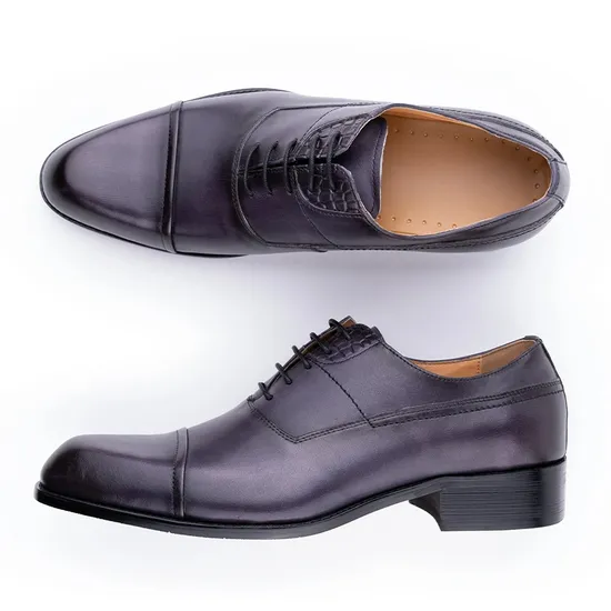 Men′s Dress Shoes Leather Mens Formal Business Office New Style Classic Shoe 