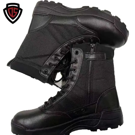 Double Safe Tactical Casual Hiking Security Factory Men Safety Wholesell Leather Boots 